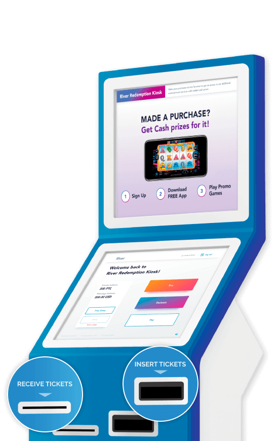 River Redemption Kiosk (Riversweeps Deposit)